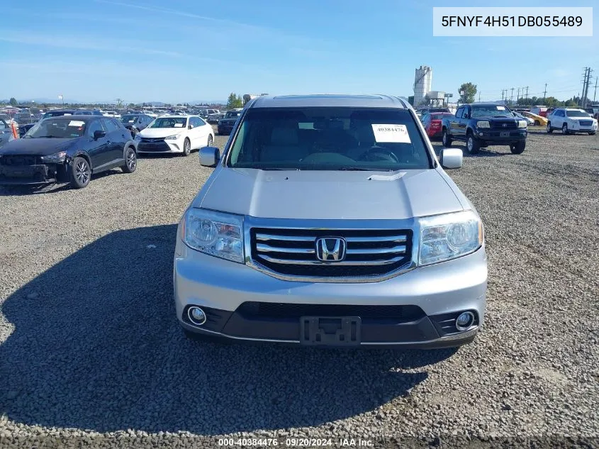 2013 Honda Pilot Ex-L VIN: 5FNYF4H51DB055489 Lot: 40384476