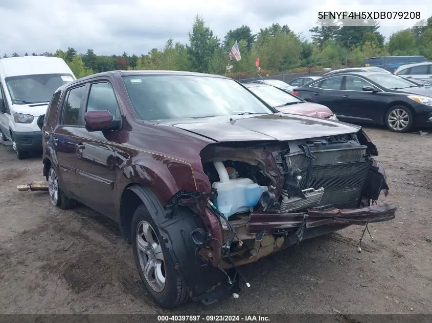 2013 Honda Pilot Ex-L VIN: 5FNYF4H5XDB079208 Lot: 40397897