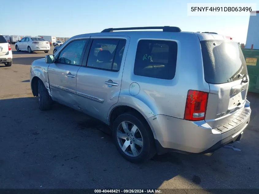 5FNYF4H91DB063496 2013 Honda Pilot Touring