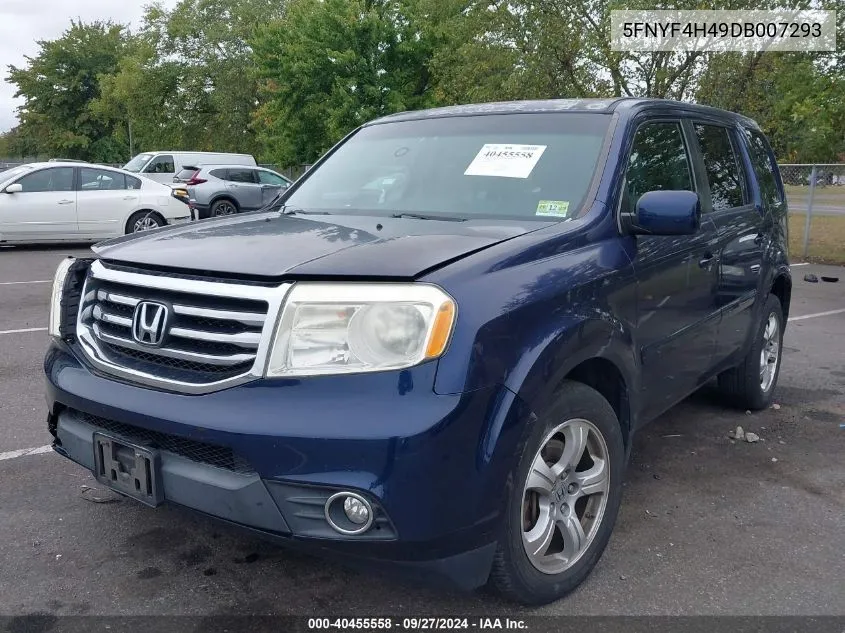 5FNYF4H49DB007293 2013 Honda Pilot Ex