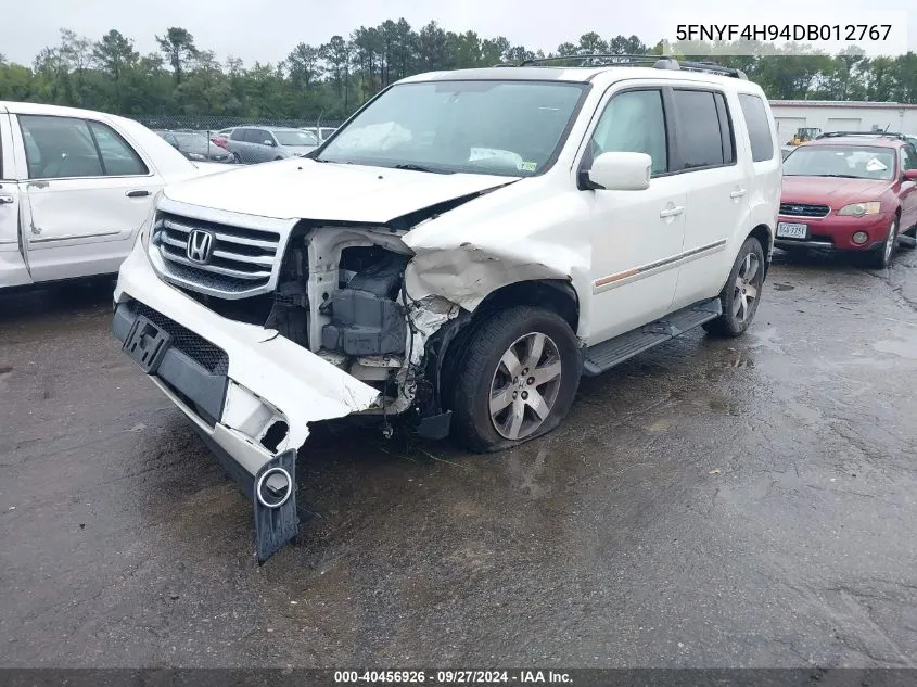 5FNYF4H94DB012767 2013 Honda Pilot Touring