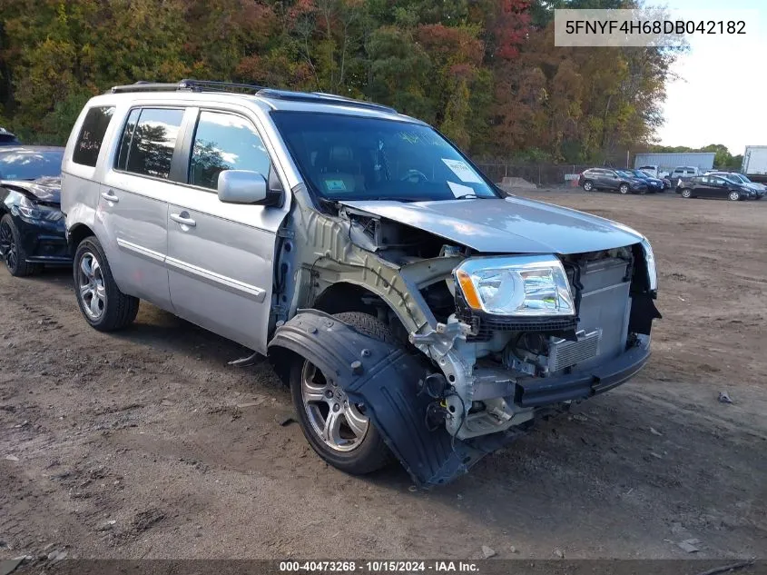 2013 Honda Pilot Ex-L VIN: 5FNYF4H68DB042182 Lot: 40473268