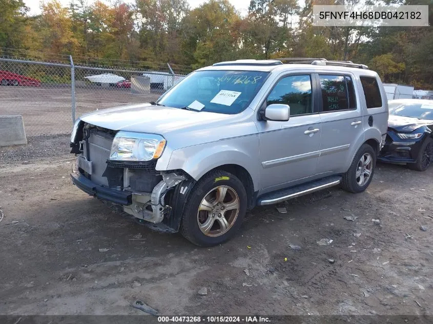 2013 Honda Pilot Ex-L VIN: 5FNYF4H68DB042182 Lot: 40473268