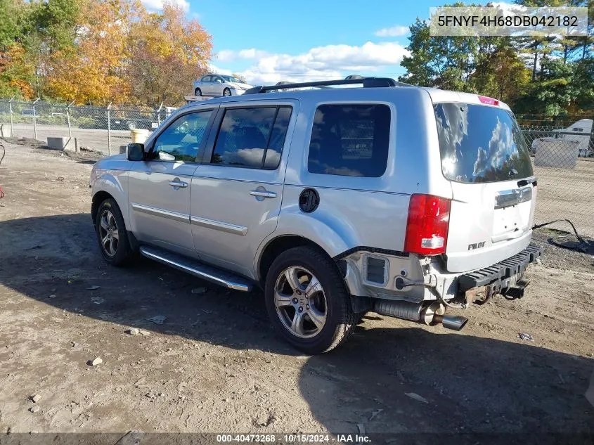 2013 Honda Pilot Ex-L VIN: 5FNYF4H68DB042182 Lot: 40473268