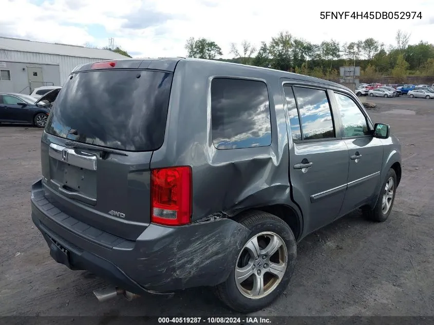 5FNYF4H45DB052974 2013 Honda Pilot Ex