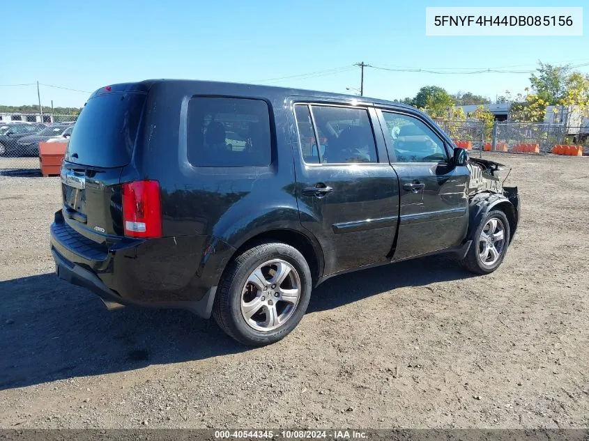 2013 Honda Pilot Ex VIN: 5FNYF4H44DB085156 Lot: 40544345