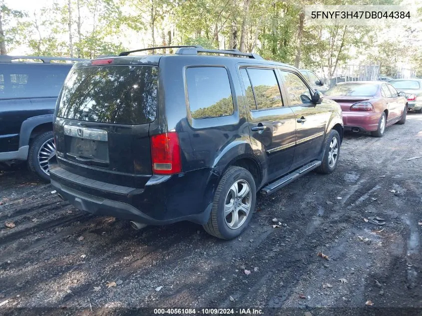 2013 Honda Pilot Ex VIN: 5FNYF3H47DB044384 Lot: 40561084