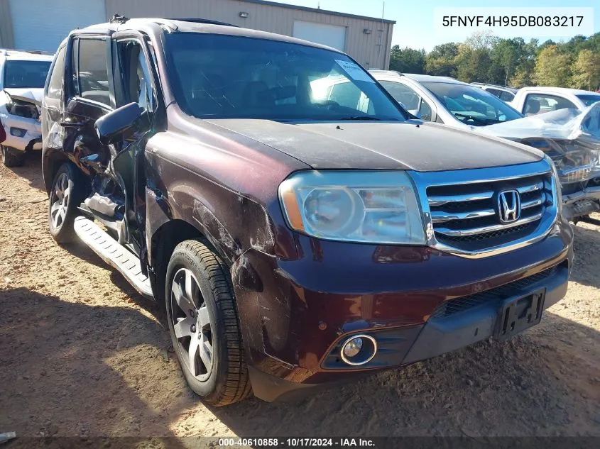 2013 Honda Pilot Touring VIN: 5FNYF4H95DB083217 Lot: 40610858