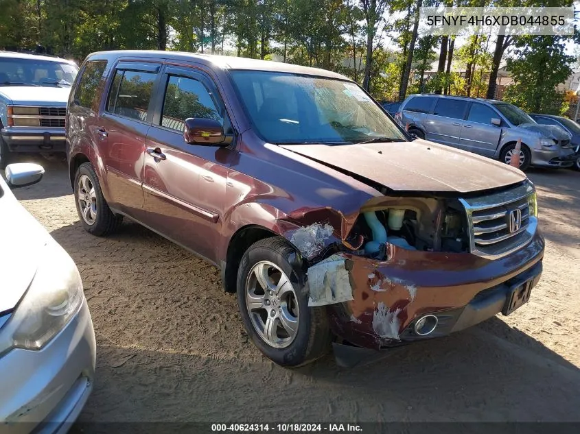 2013 Honda Pilot Ex-L VIN: 5FNYF4H6XDB044855 Lot: 40624314