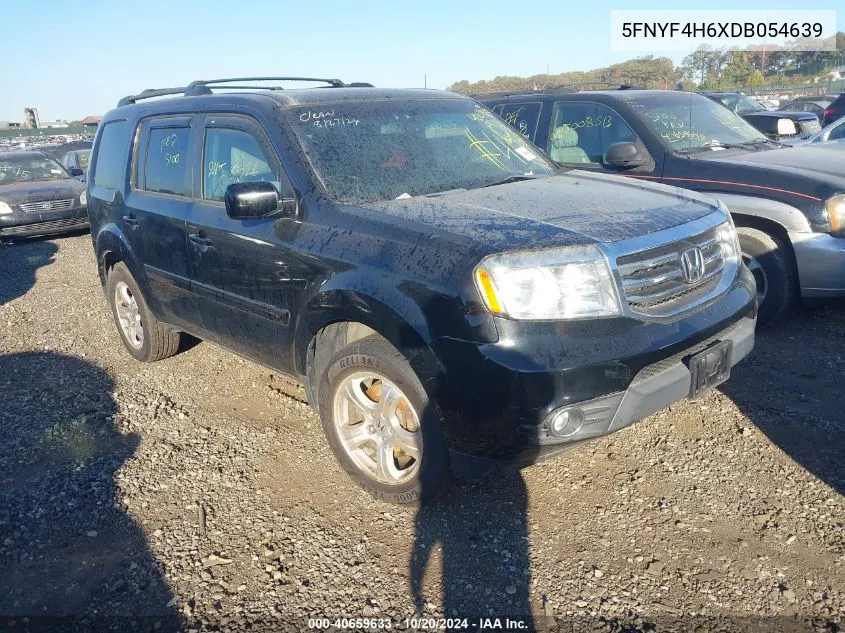 2013 Honda Pilot Ex-L VIN: 5FNYF4H6XDB054639 Lot: 40659633