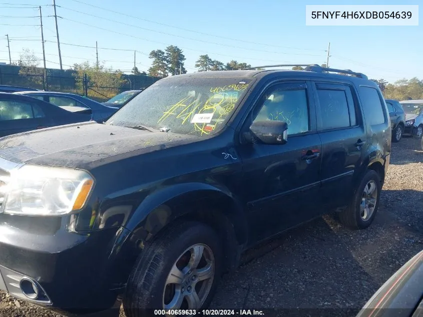 2013 Honda Pilot Ex-L VIN: 5FNYF4H6XDB054639 Lot: 40659633