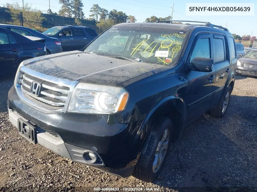 2013 Honda Pilot Ex-L VIN: 5FNYF4H6XDB054639 Lot: 40659633