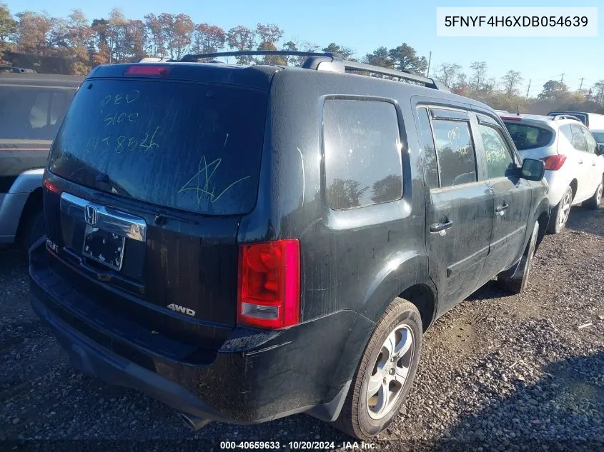 2013 Honda Pilot Ex-L VIN: 5FNYF4H6XDB054639 Lot: 40659633