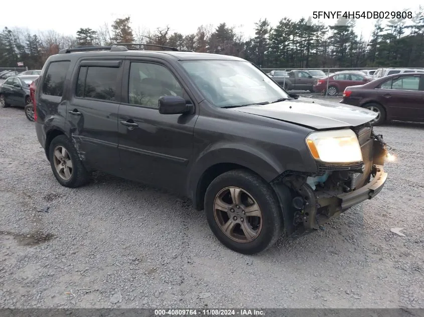 2013 Honda Pilot Ex-L VIN: 5FNYF4H54DB029808 Lot: 40809764