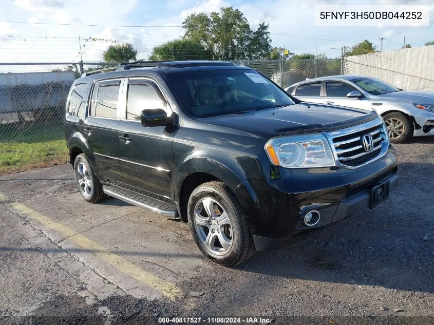 2013 Honda Pilot Ex-L VIN: 5FNYF3H50DB044252 Lot: 40817527