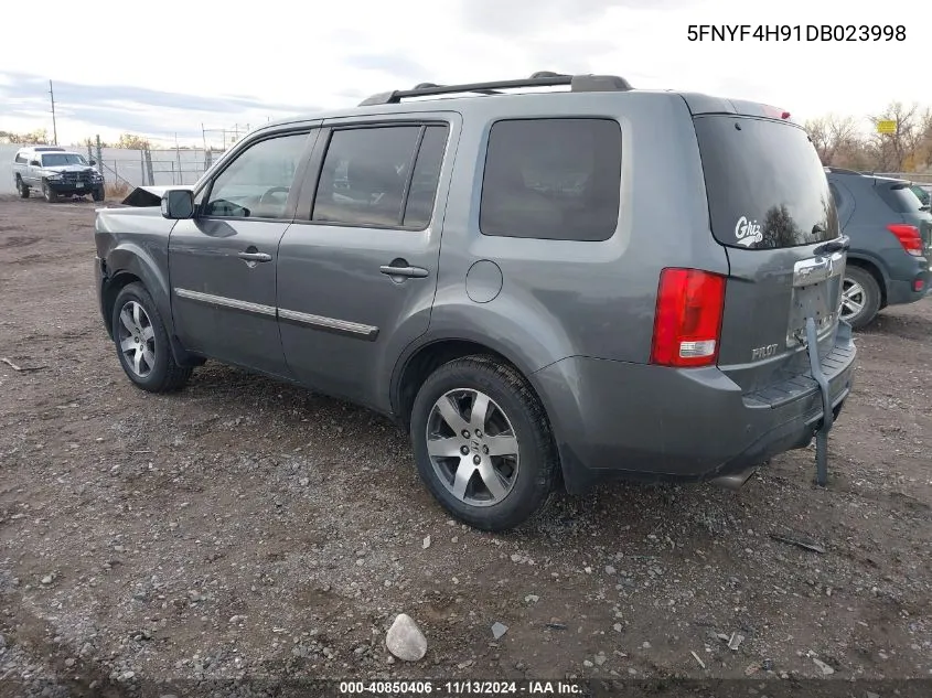 5FNYF4H91DB023998 2013 Honda Pilot Touring