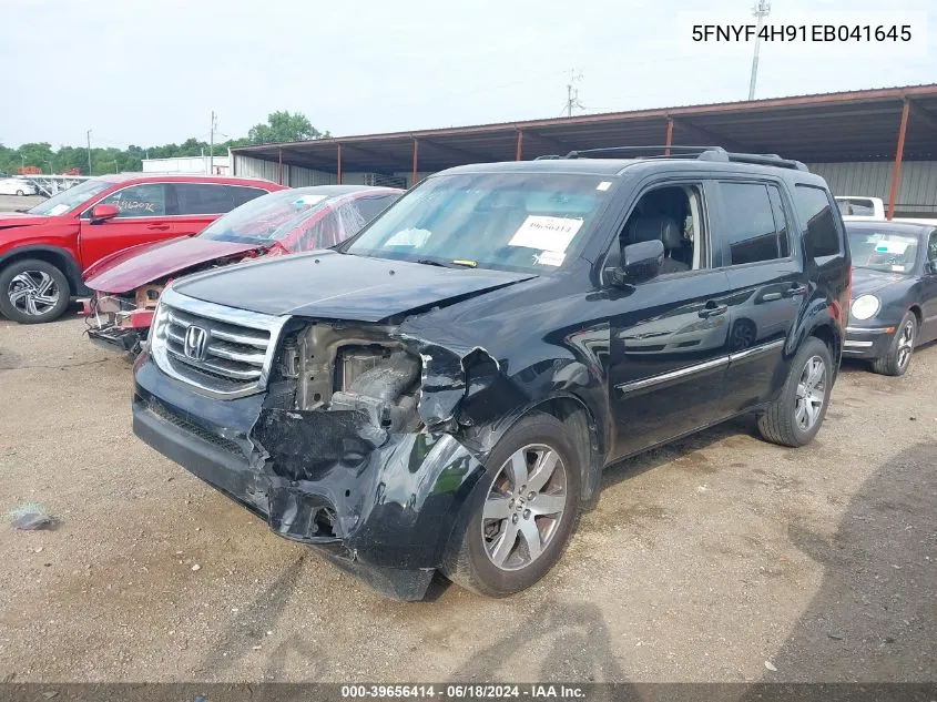 2014 Honda Pilot Touring VIN: 5FNYF4H91EB041645 Lot: 39656414