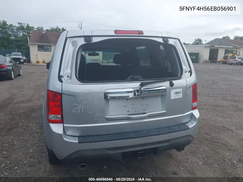 5FNYF4H56EB056901 2014 Honda Pilot Ex-L