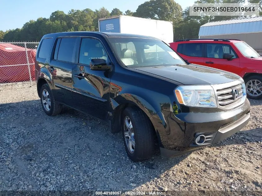 5FNYF3H50EB019644 2014 Honda Pilot Ex-L