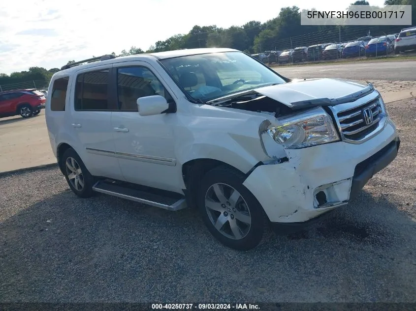 2014 Honda Pilot Touring VIN: 5FNYF3H96EB001717 Lot: 40250737