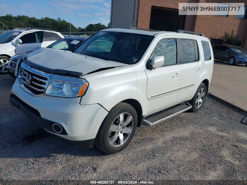 2014 Honda Pilot Touring VIN: 5FNYF3H96EB001717 Lot: 40250737