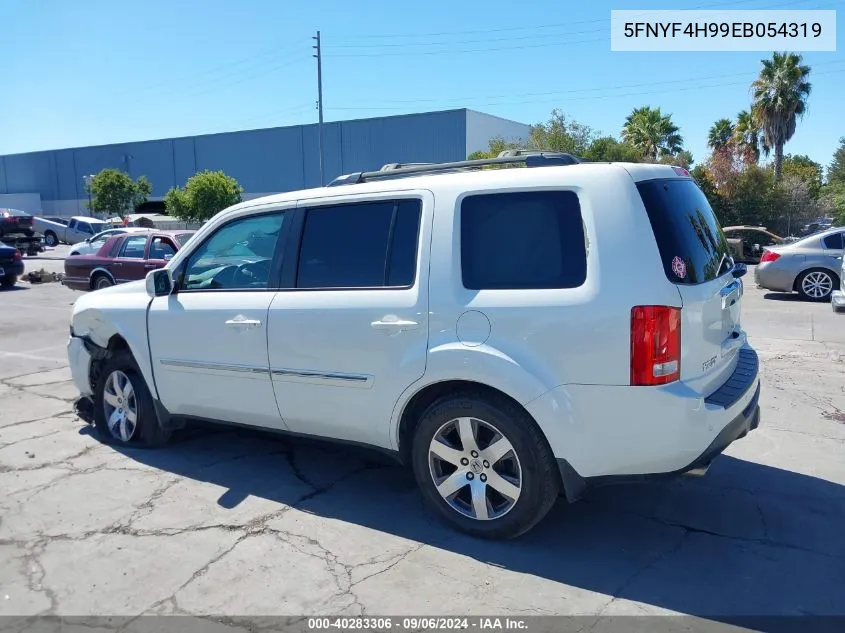 2014 Honda Pilot Touring VIN: 5FNYF4H99EB054319 Lot: 40283306