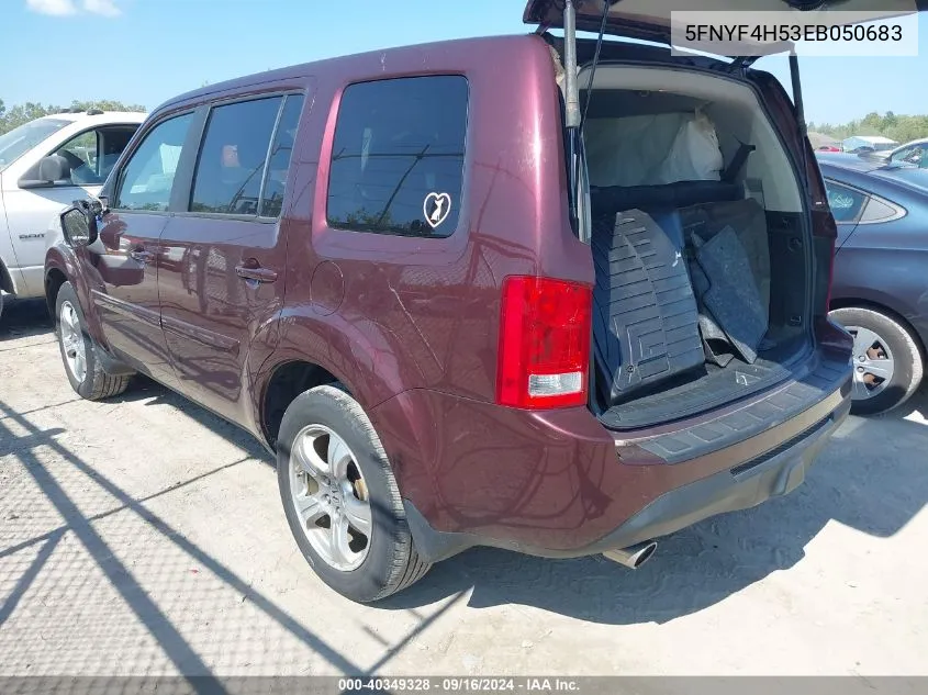 5FNYF4H53EB050683 2014 Honda Pilot Ex-L