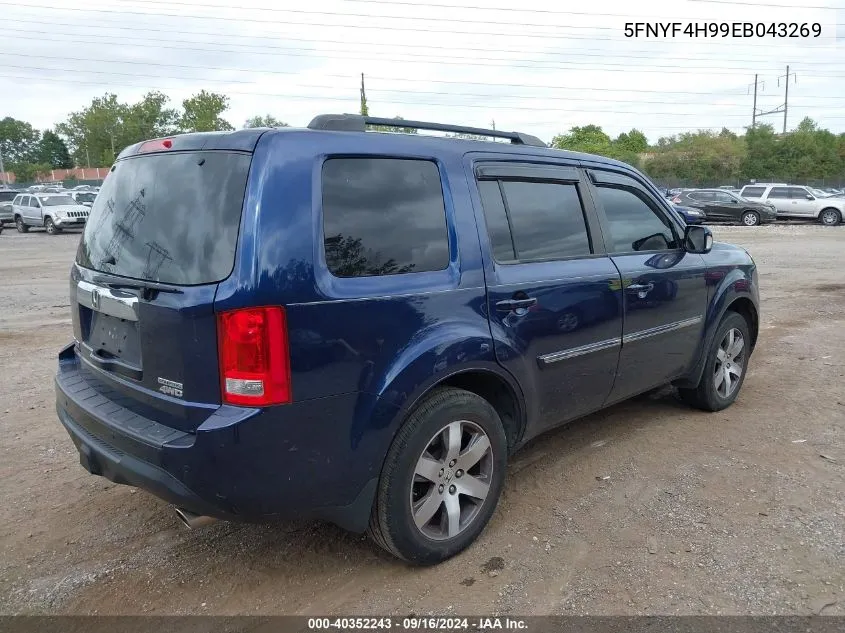 5FNYF4H99EB043269 2014 Honda Pilot Touring