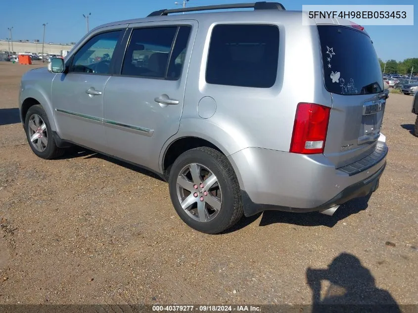 2014 Honda Pilot Touring VIN: 5FNYF4H98EB053453 Lot: 40379277