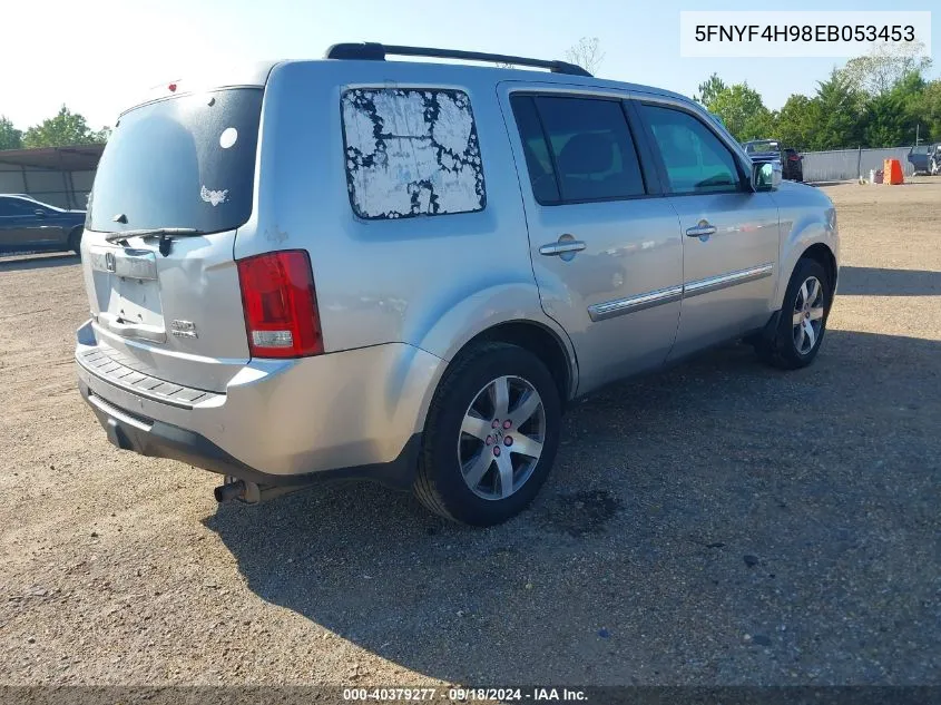 2014 Honda Pilot Touring VIN: 5FNYF4H98EB053453 Lot: 40379277