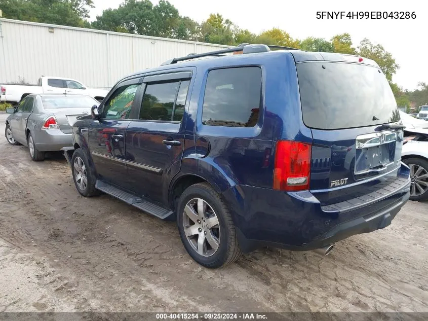 2014 Honda Pilot Touring VIN: 5FNYF4H99EB043286 Lot: 40415254