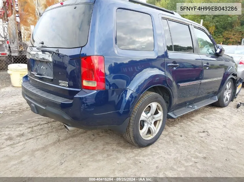 5FNYF4H99EB043286 2014 Honda Pilot Touring