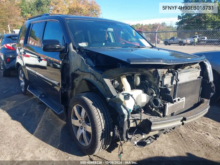 5FNYF4H90EB018731 2014 Honda Pilot Touring