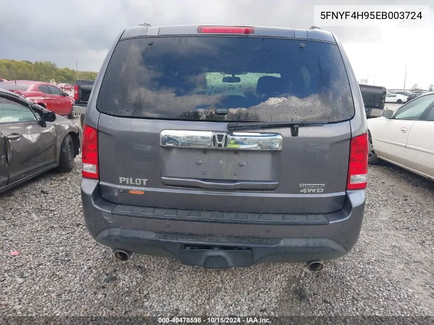 5FNYF4H95EB003724 2014 Honda Pilot Touring