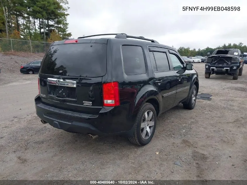 5FNYF4H99EB048598 2014 Honda Pilot Touring