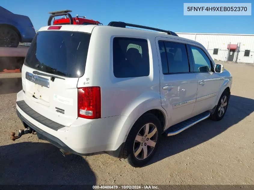 2014 Honda Pilot Touring VIN: 5FNYF4H9XEB052370 Lot: 40486479