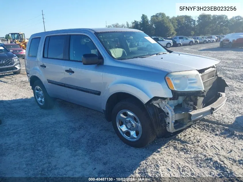 5FNYF3H23EB023256 2014 Honda Pilot Lx