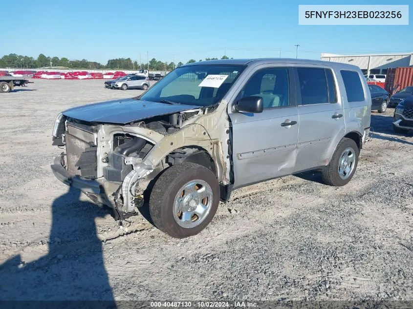 5FNYF3H23EB023256 2014 Honda Pilot Lx