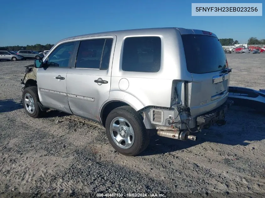 5FNYF3H23EB023256 2014 Honda Pilot Lx