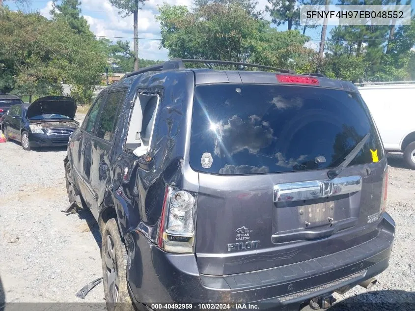 5FNYF4H97EB048552 2014 Honda Pilot Touring