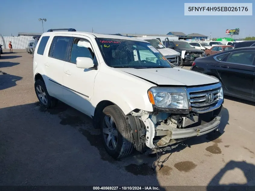 2014 Honda Pilot Touring VIN: 5FNYF4H95EB026176 Lot: 40569227