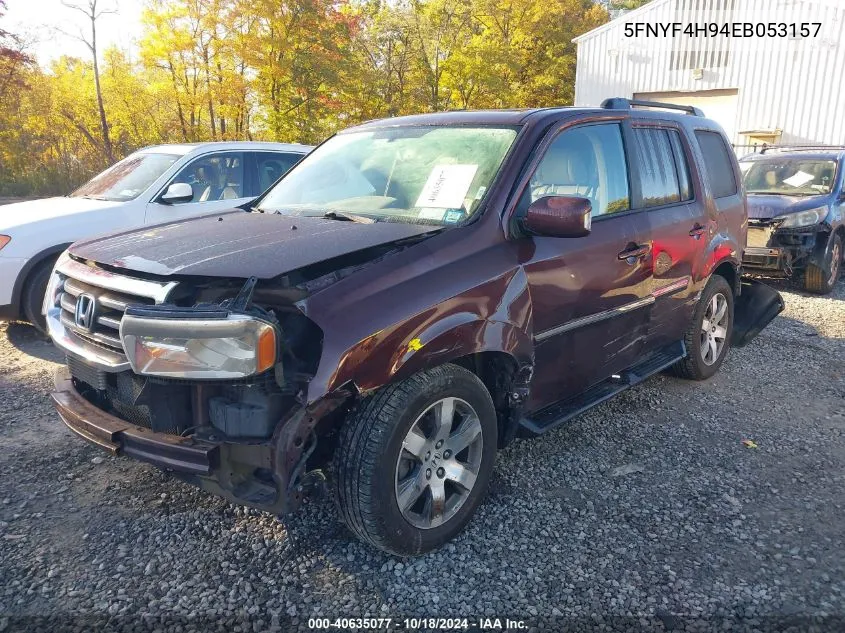 2014 Honda Pilot Touring VIN: 5FNYF4H94EB053157 Lot: 40635077