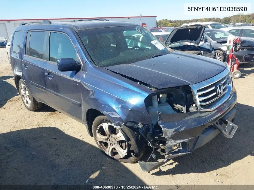 5FNYF4H61EB038590 2014 Honda Pilot Ex-L