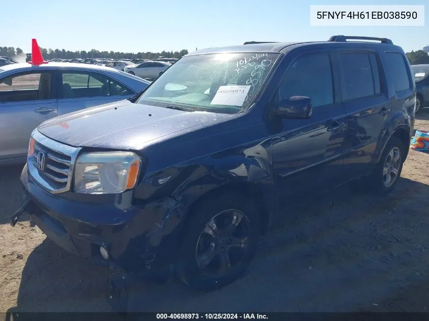 5FNYF4H61EB038590 2014 Honda Pilot Ex-L