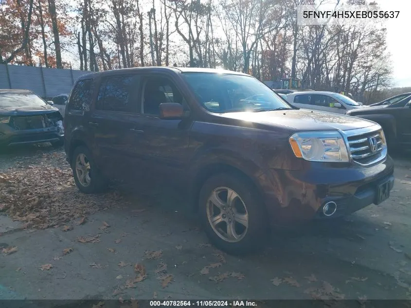 2014 Honda Pilot Ex-L VIN: 5FNYF4H5XEB055637 Lot: 40782564