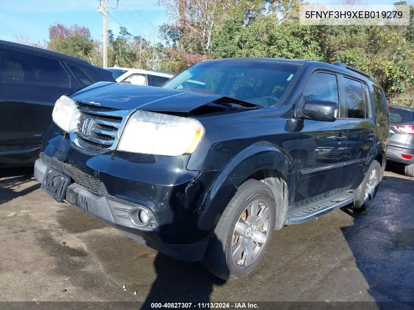 5FNYF3H9XEB019279 2014 Honda Pilot Touring