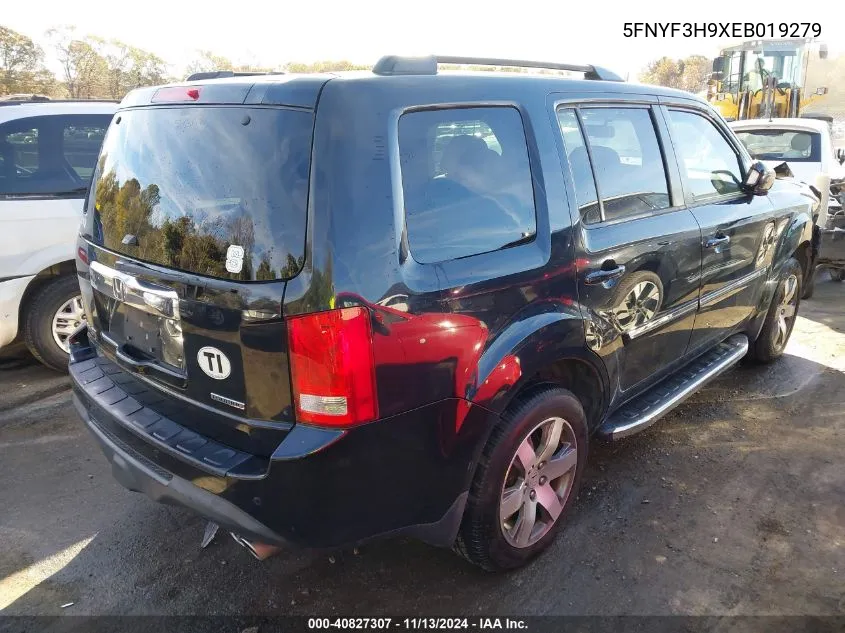 5FNYF3H9XEB019279 2014 Honda Pilot Touring