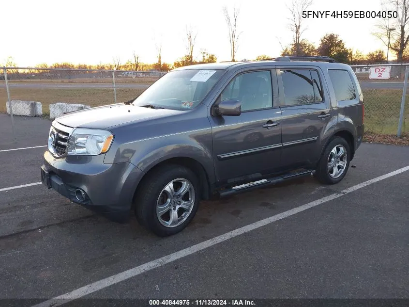 2014 Honda Pilot Ex-L VIN: 5FNYF4H59EB004050 Lot: 40844975