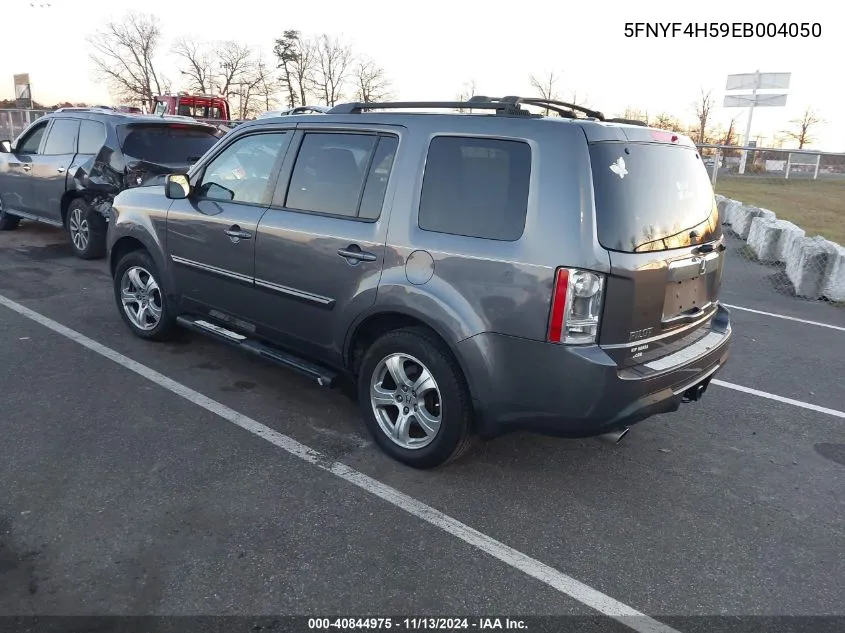 2014 Honda Pilot Ex-L VIN: 5FNYF4H59EB004050 Lot: 40844975