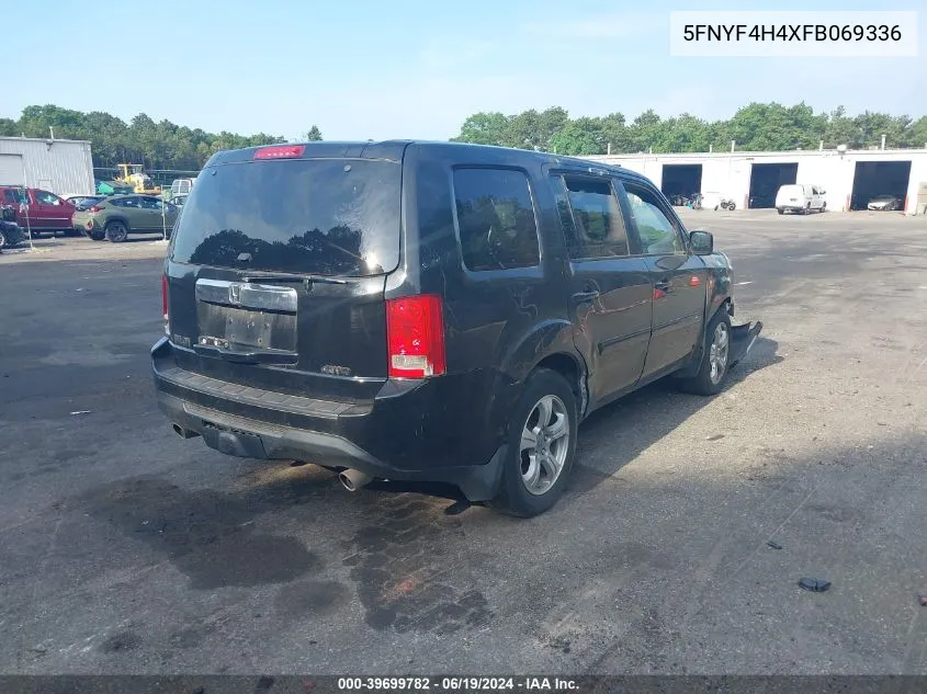 5FNYF4H4XFB069336 2015 Honda Pilot Ex